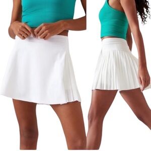 Athleta White Tennis Skort